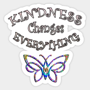 KINDNESS Changes Everything Shirt, Anti-Bullying Gift: Cell Phone Cases, Bedding, Pillows & other products available for this Anti-Bullying Gift Sticker